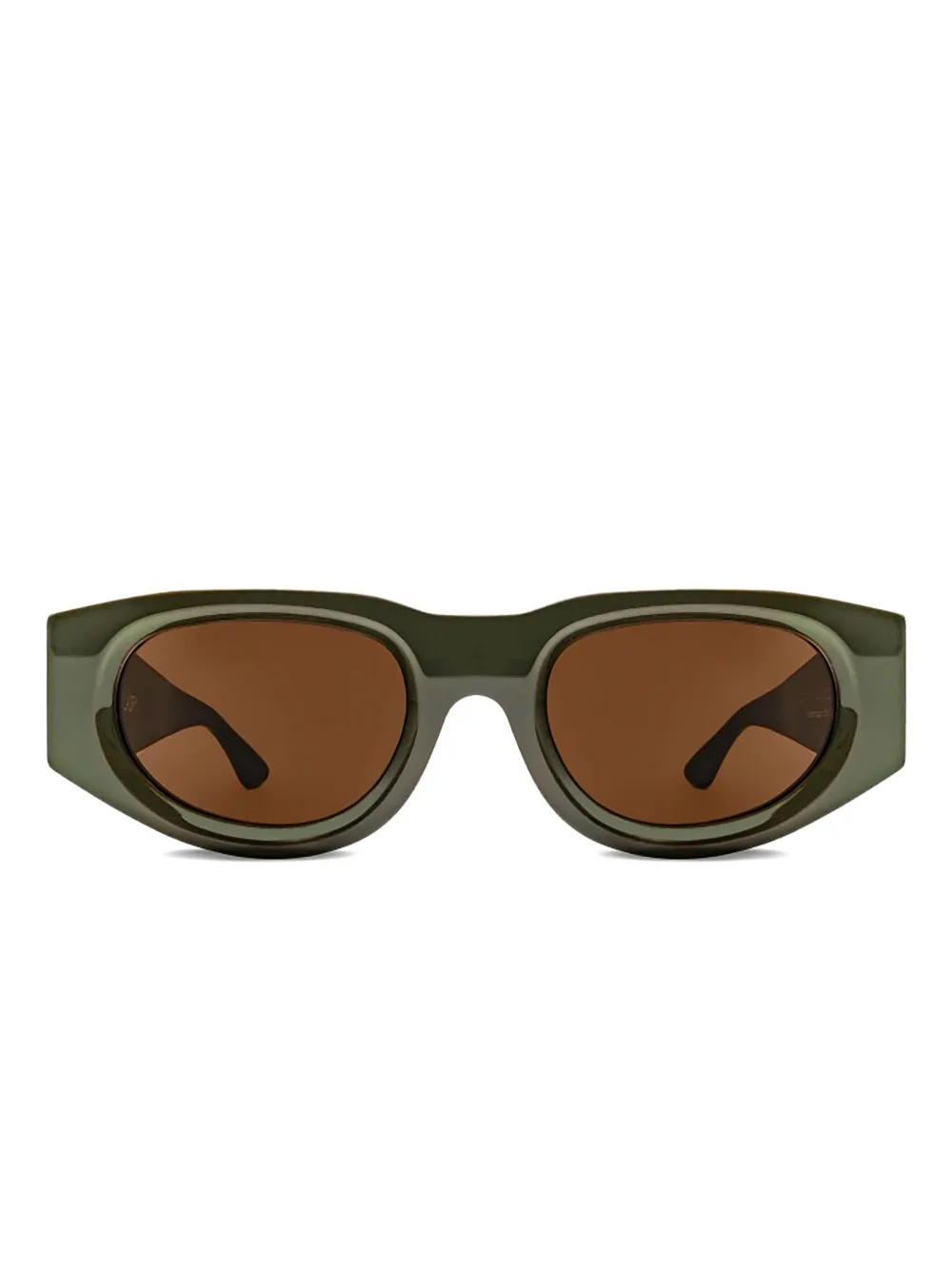 Thierry Lasry Dopamy geometric sunglasses | Green | Image 1