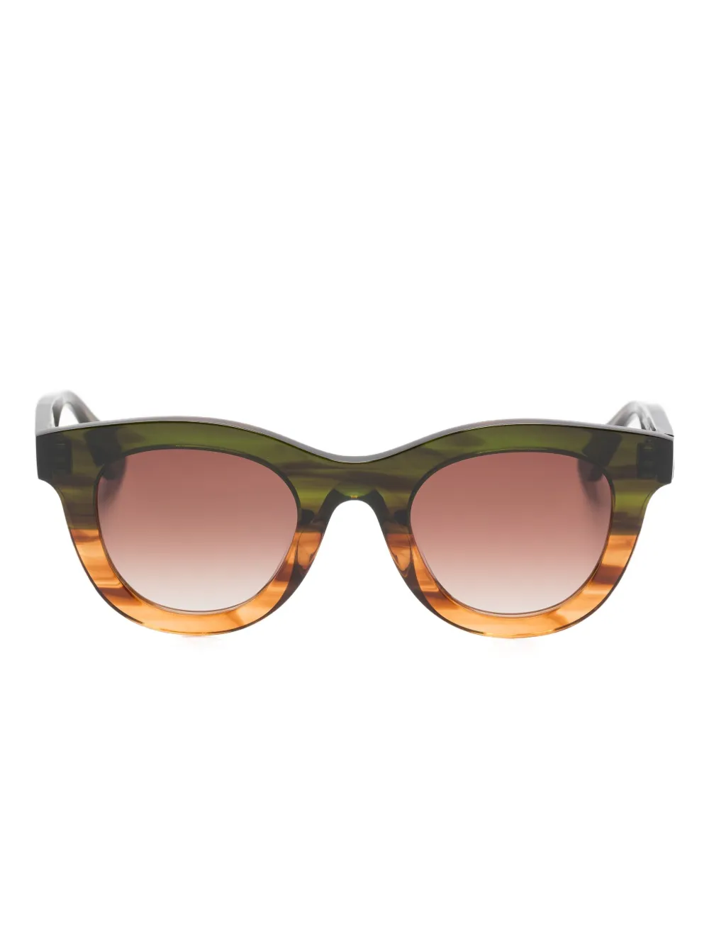 Thierry Lasry Consistency round-frame sunglasses | Green | Image 1