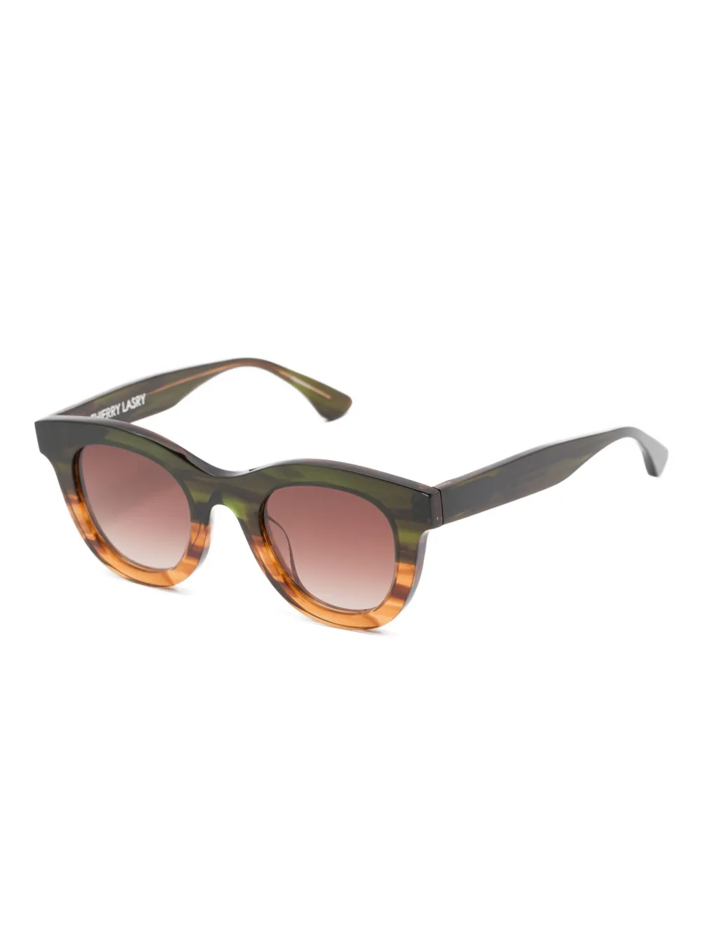 Thierry Lasry Consistency round-frame sunglasses - Groen