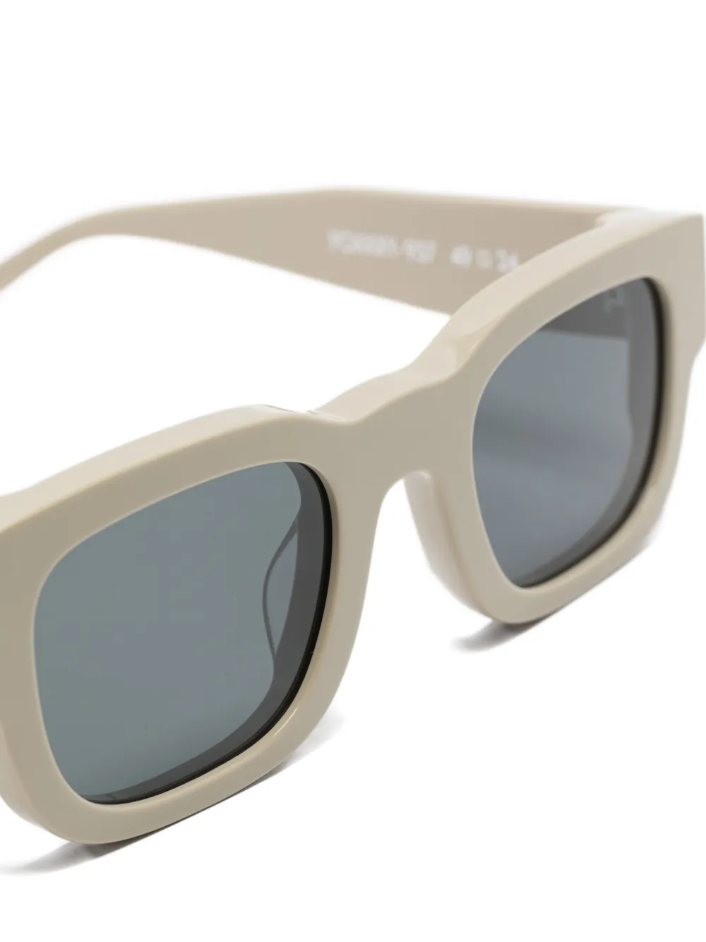 Thierry Lasry Foxxy zonnebril met rechthoekig montuur Wit