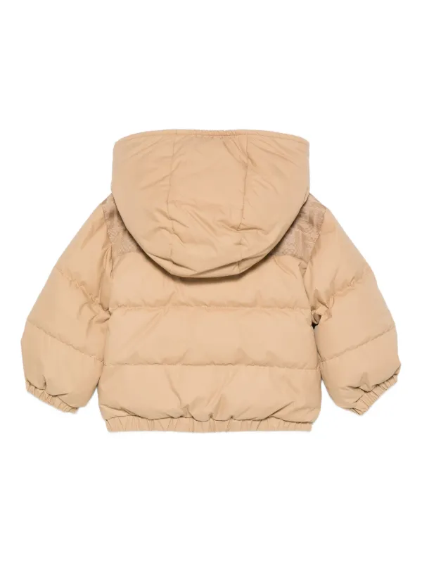 Fendi Kids モノグラム フーデッドジャケット | ニュートラル 