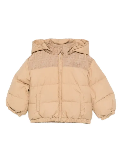 Fendi Kids FF-motif hooded jacket