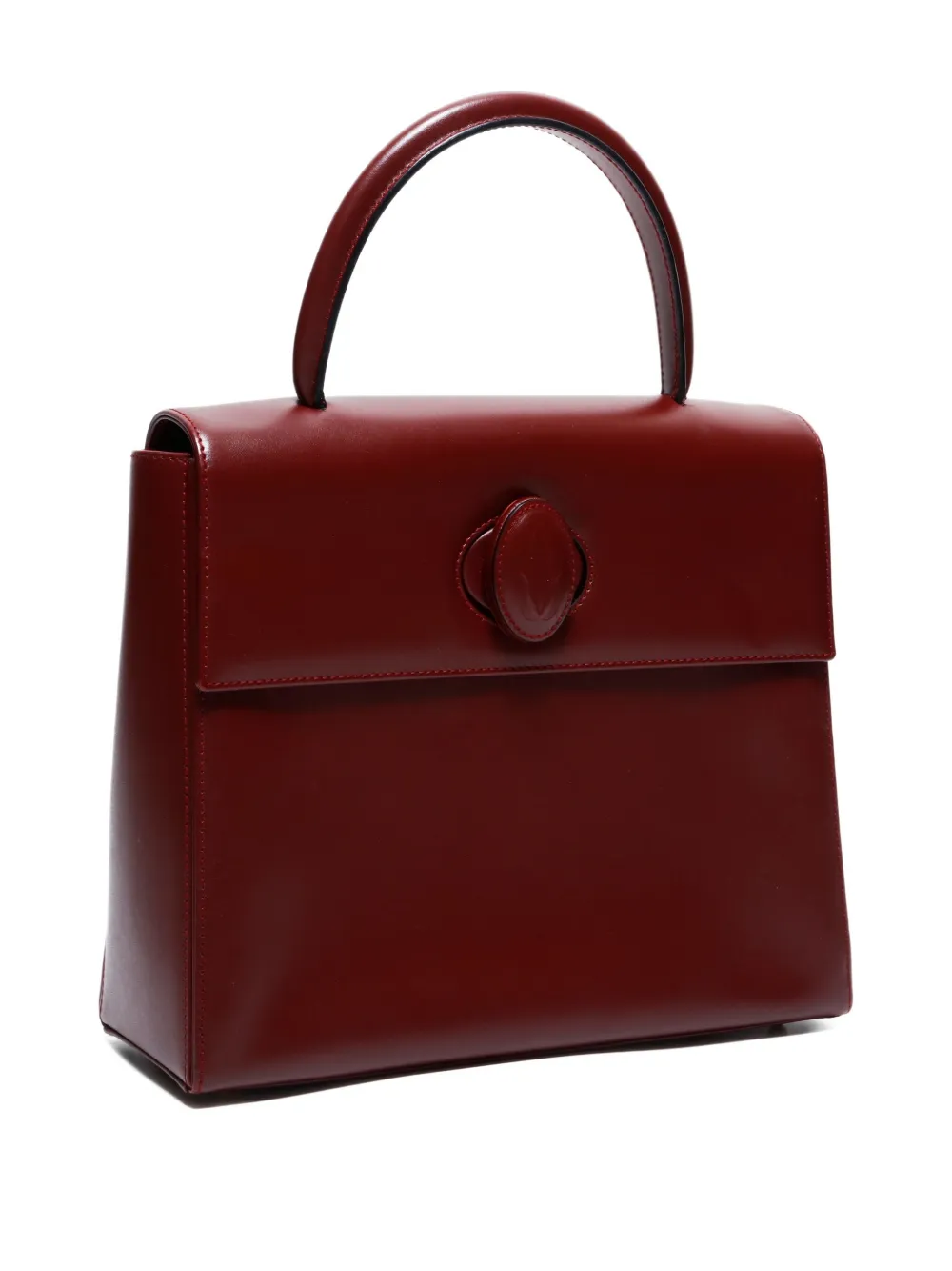 Pre-owned Cartier 1990-2000s Must De Tote Bag In Red
