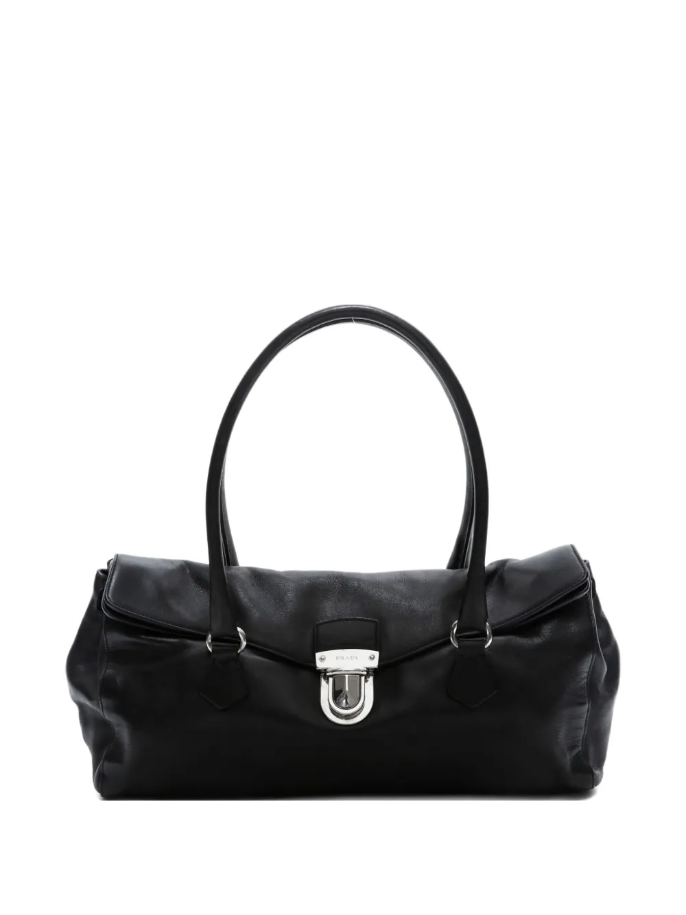 Pre-owned Prada 2000-2020s Easy Top-handle Shoulder Bag In Black