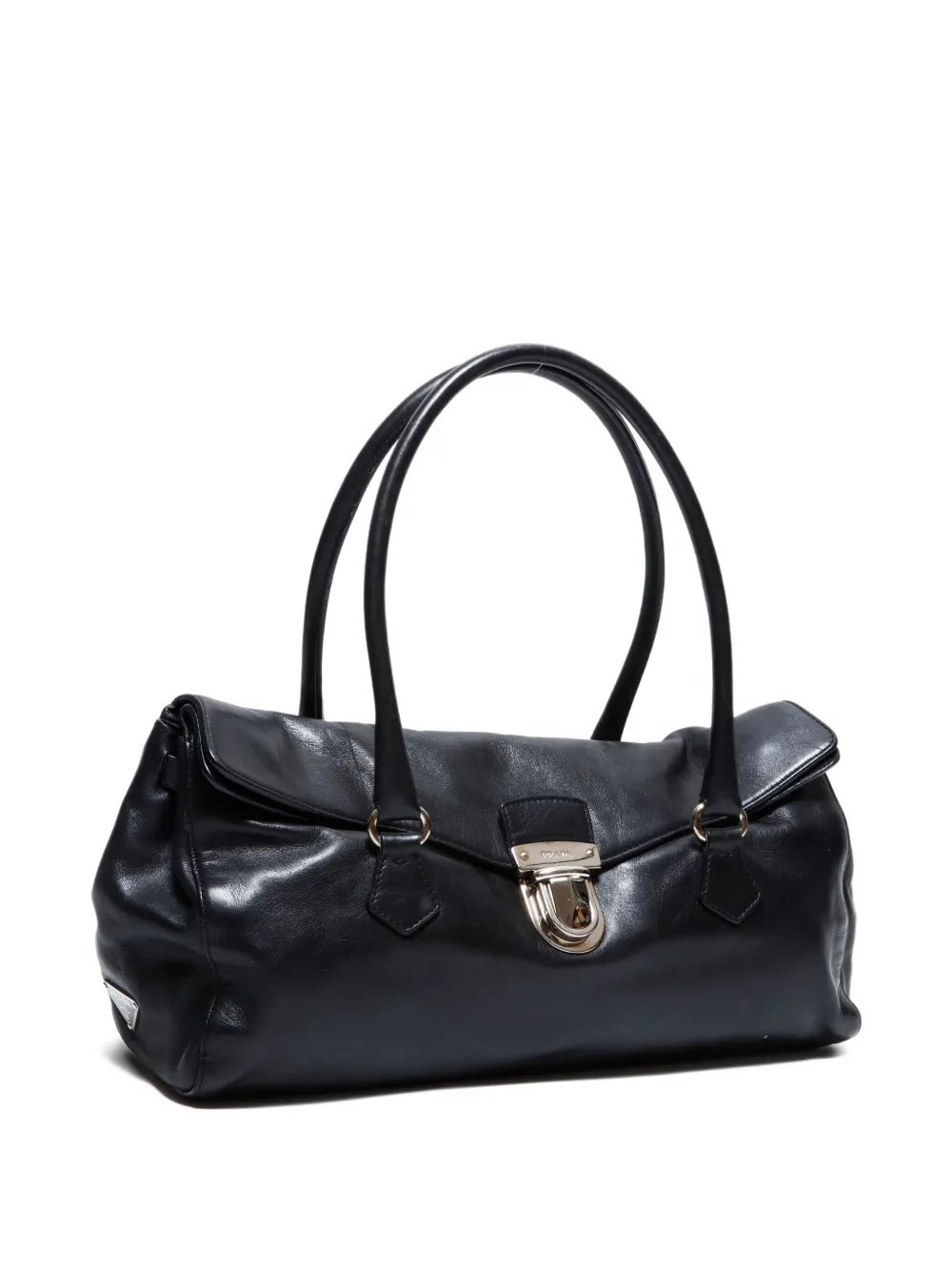 Pre-owned Prada 2000-2020s Easy Top-handle Shoulder Bag In Black