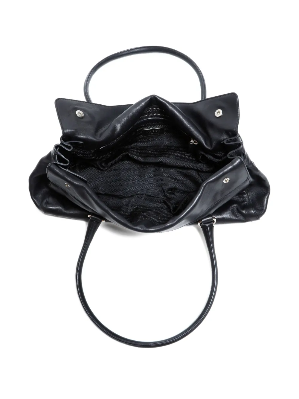 Pre-owned Prada 2000-2020s Easy Top-handle Shoulder Bag In Black