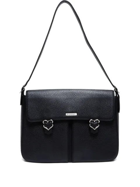 Saint Laurent Pre-Owned 1990-2012s Heart-detail shoulder bag