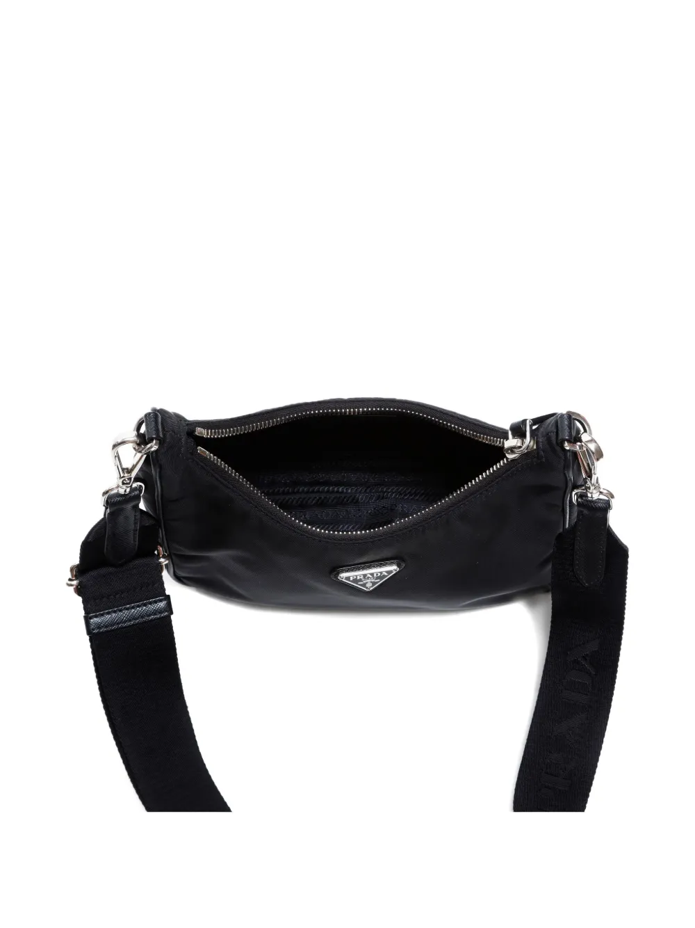 Pre-owned Prada 2020-2025 Re-edition 2005 Cross Body Bag In Black