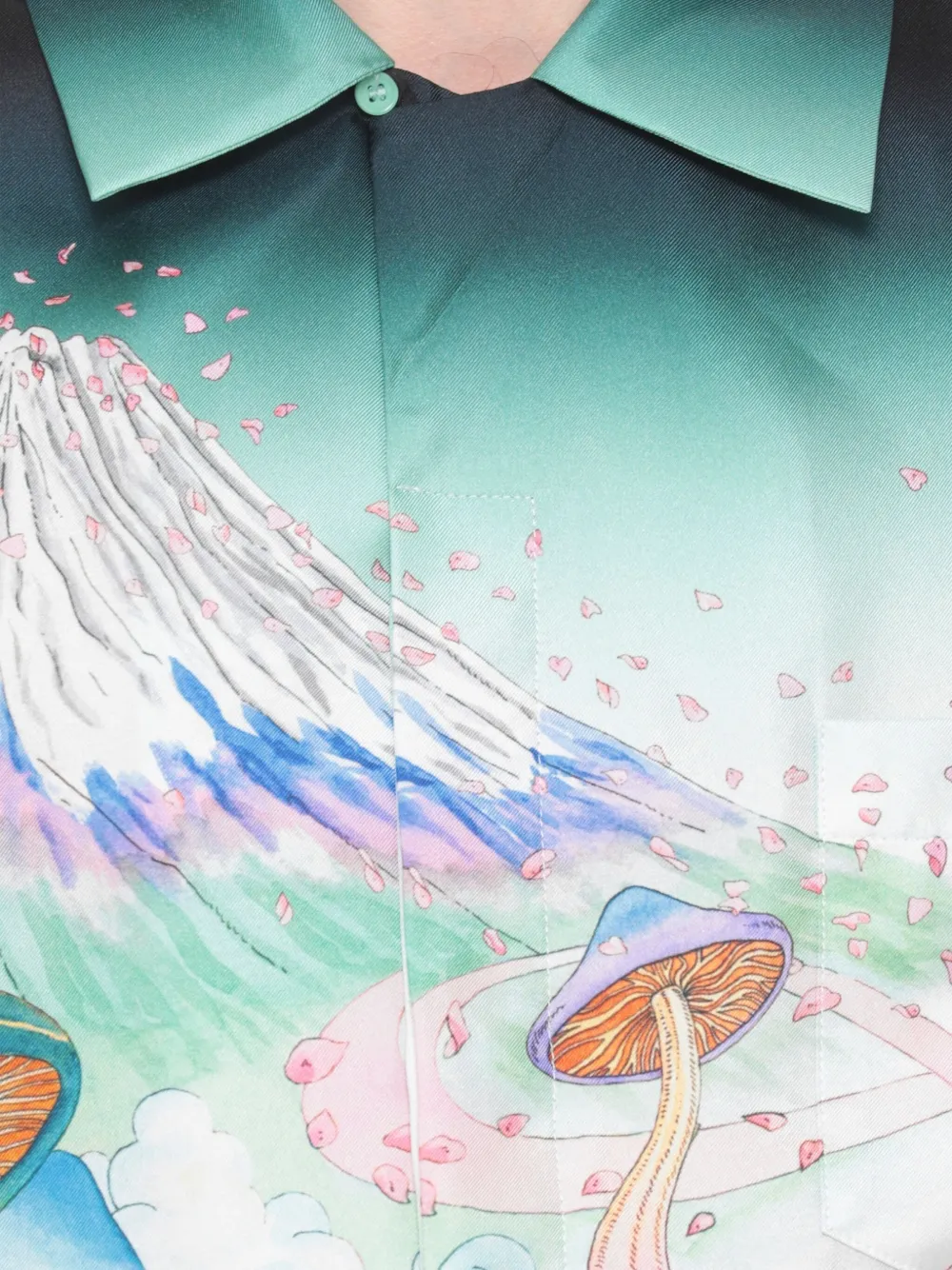 Casablanca Overhemd met print Wit