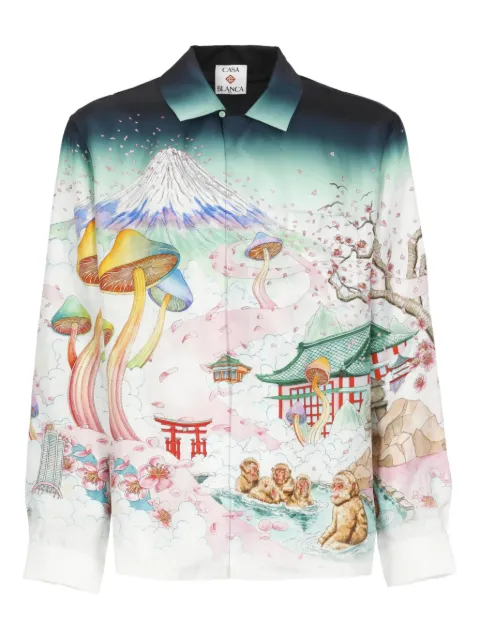 Casablanca printed silk shirt