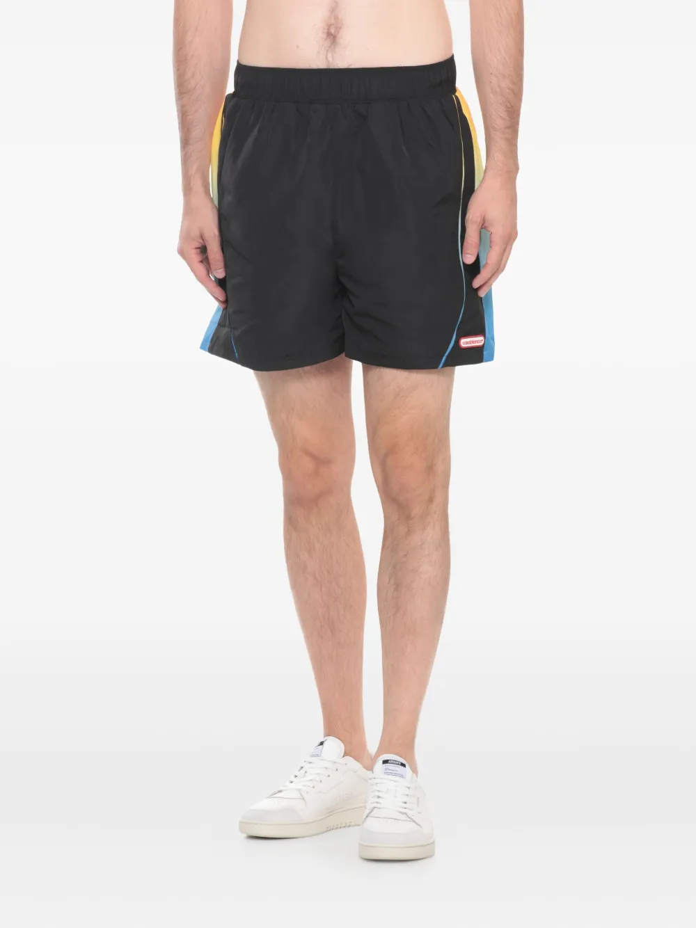 Casablanca Shorts met mesh vlak Zwart