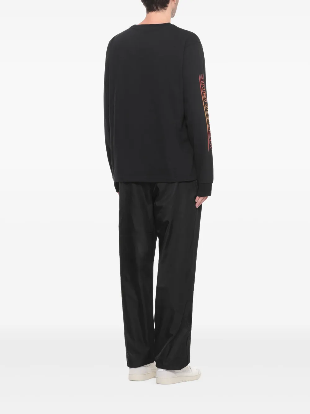 Casablanca T-shirt met print Zwart