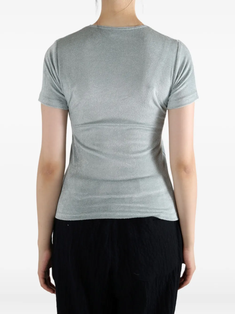 Baserange Crew Neck Short-sleeved T-shirt In Gray
