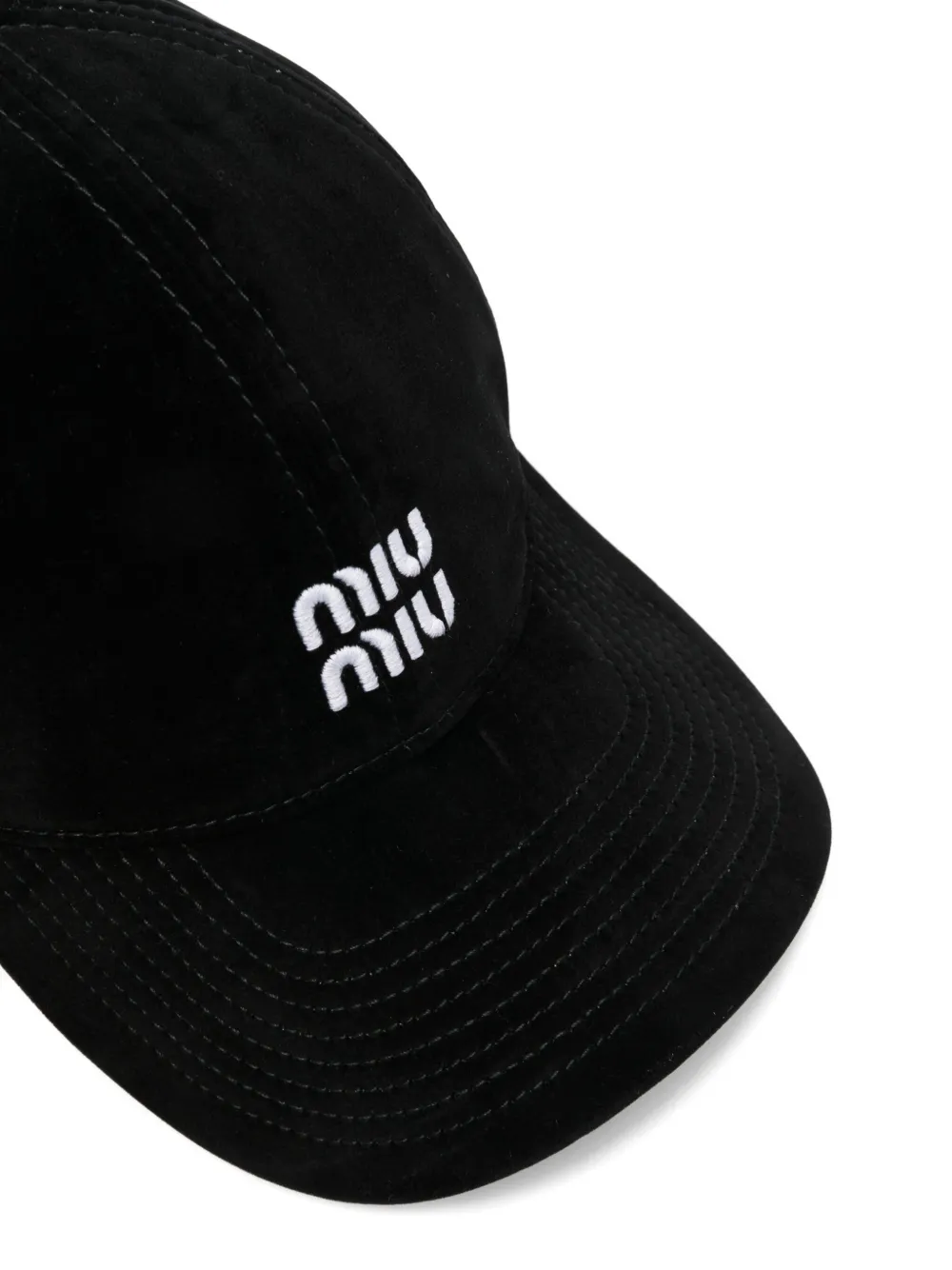 Miu Pet met geborduurd logo Zwart