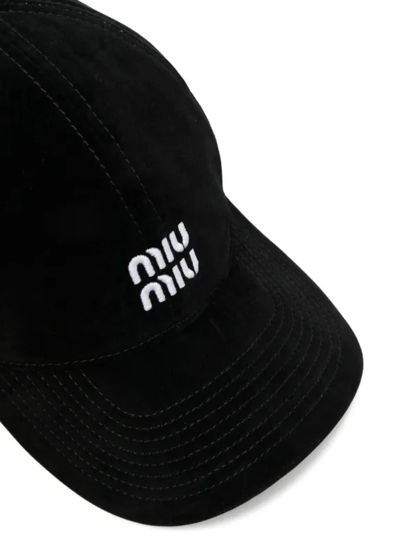 MIU MIU ブラックキャップ miu 【公式通販】
