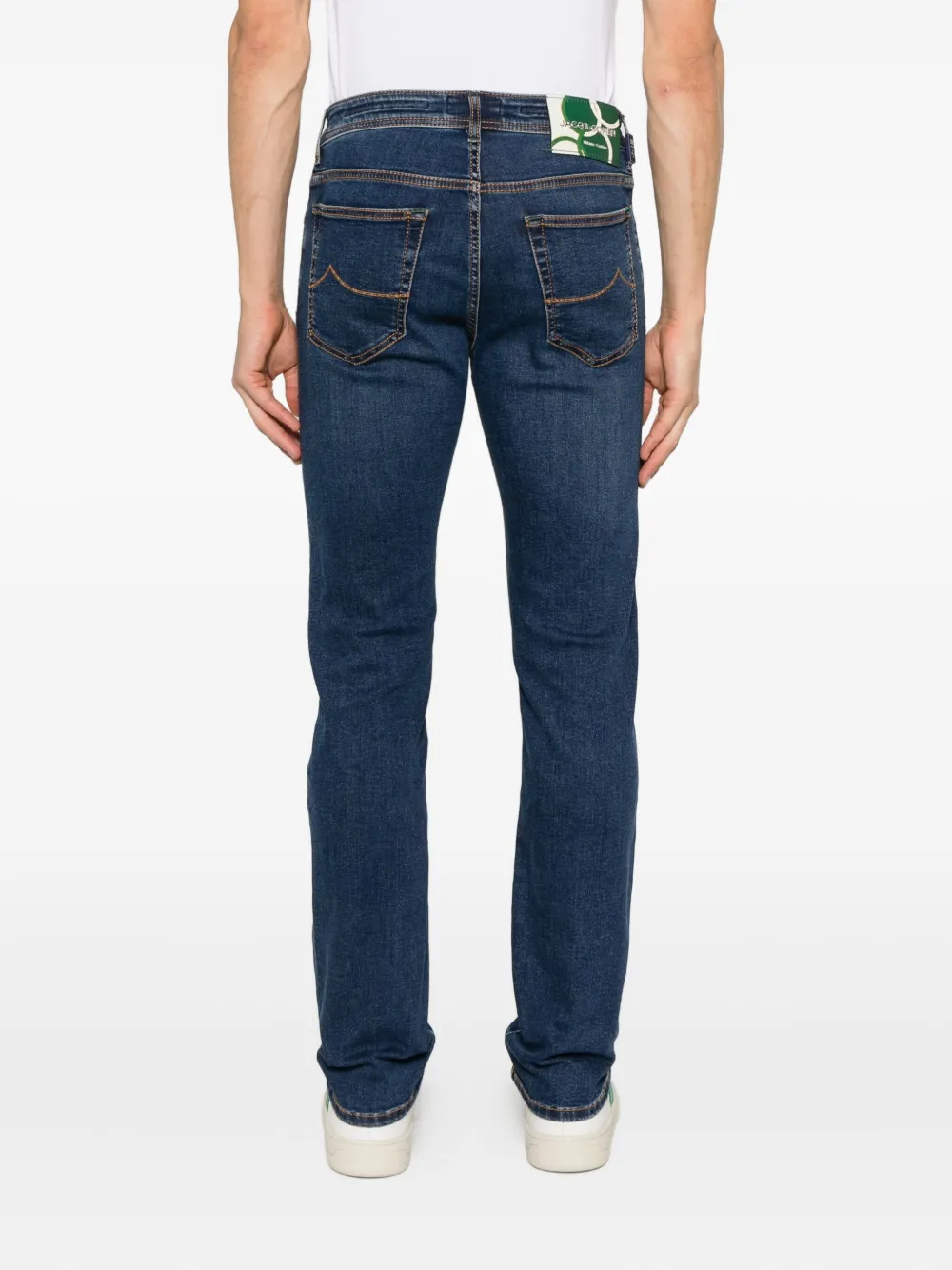 Jacob Cohen Five-pocket Stretch-cotton Jeans In Animal Print