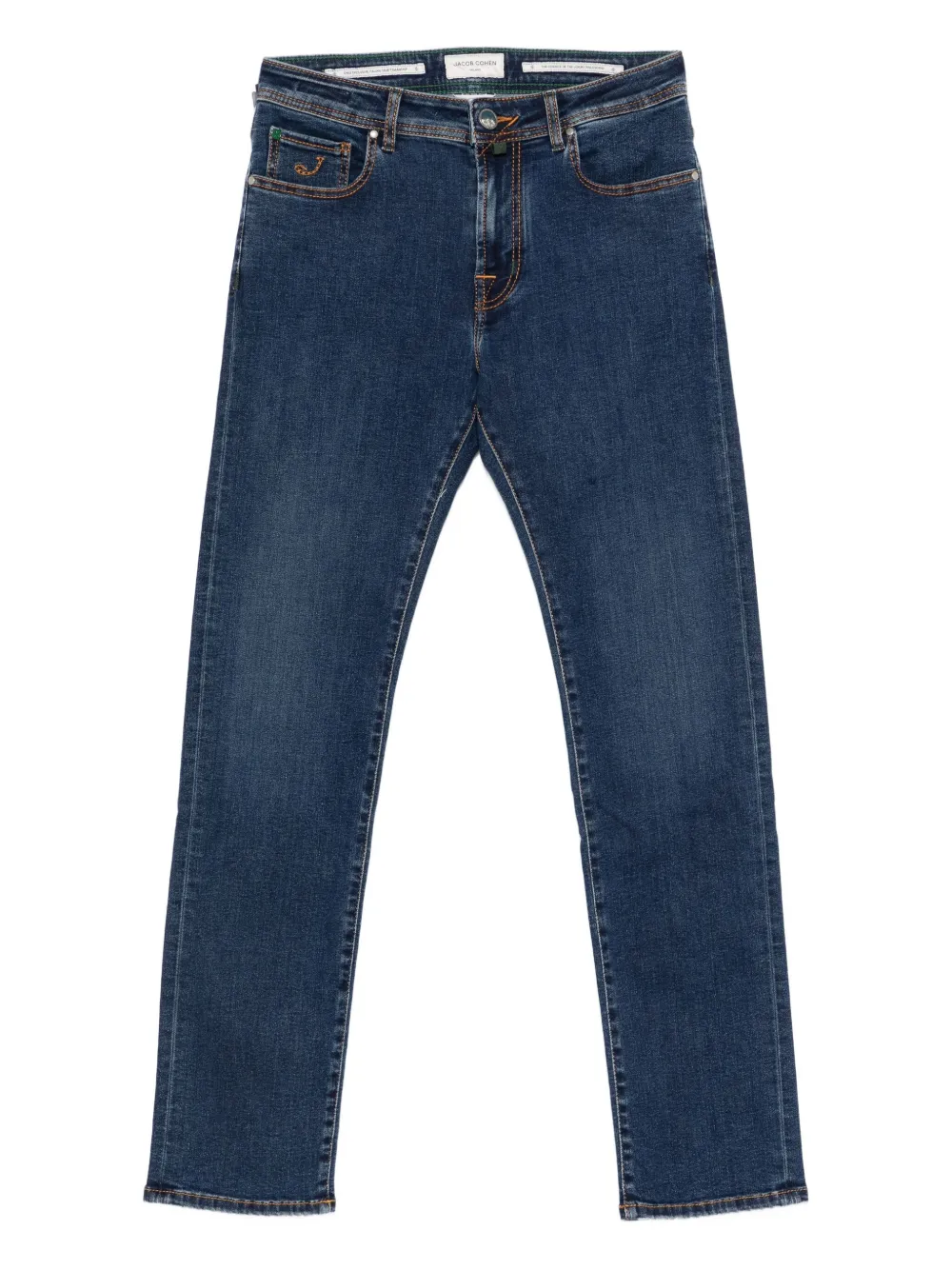 Jacob Cohën vaqueros de algodón stretch con cinco bolsillos | azul | Image 1