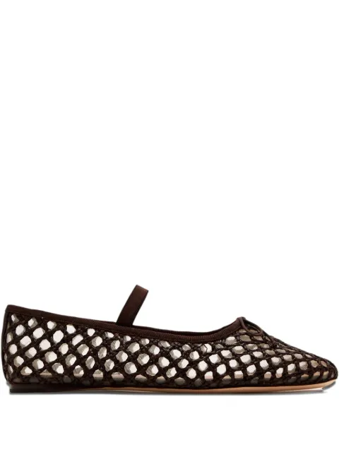 Loeffler Randall flats con tira entretejida