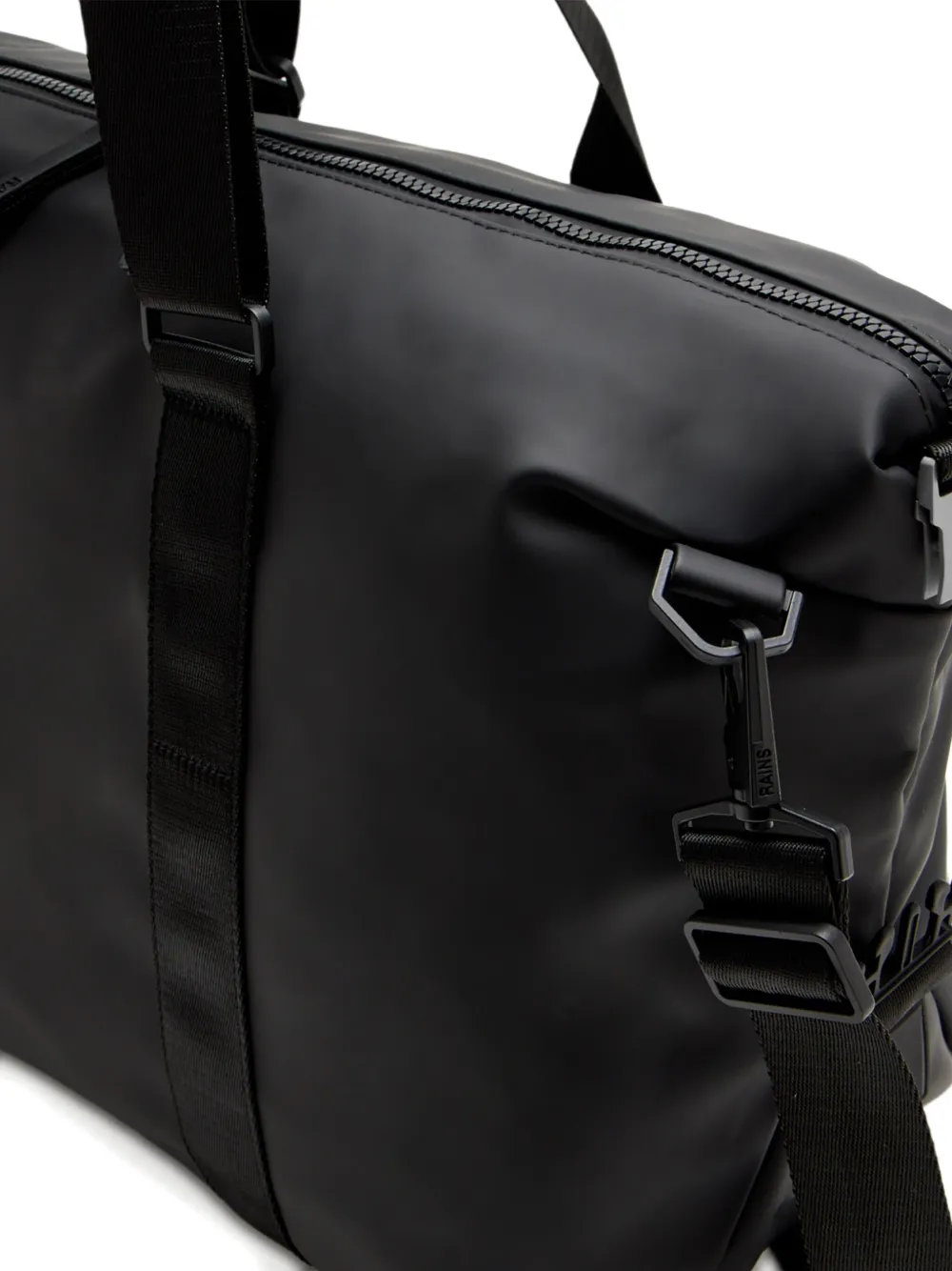 Rains Shopper met rits Zwart