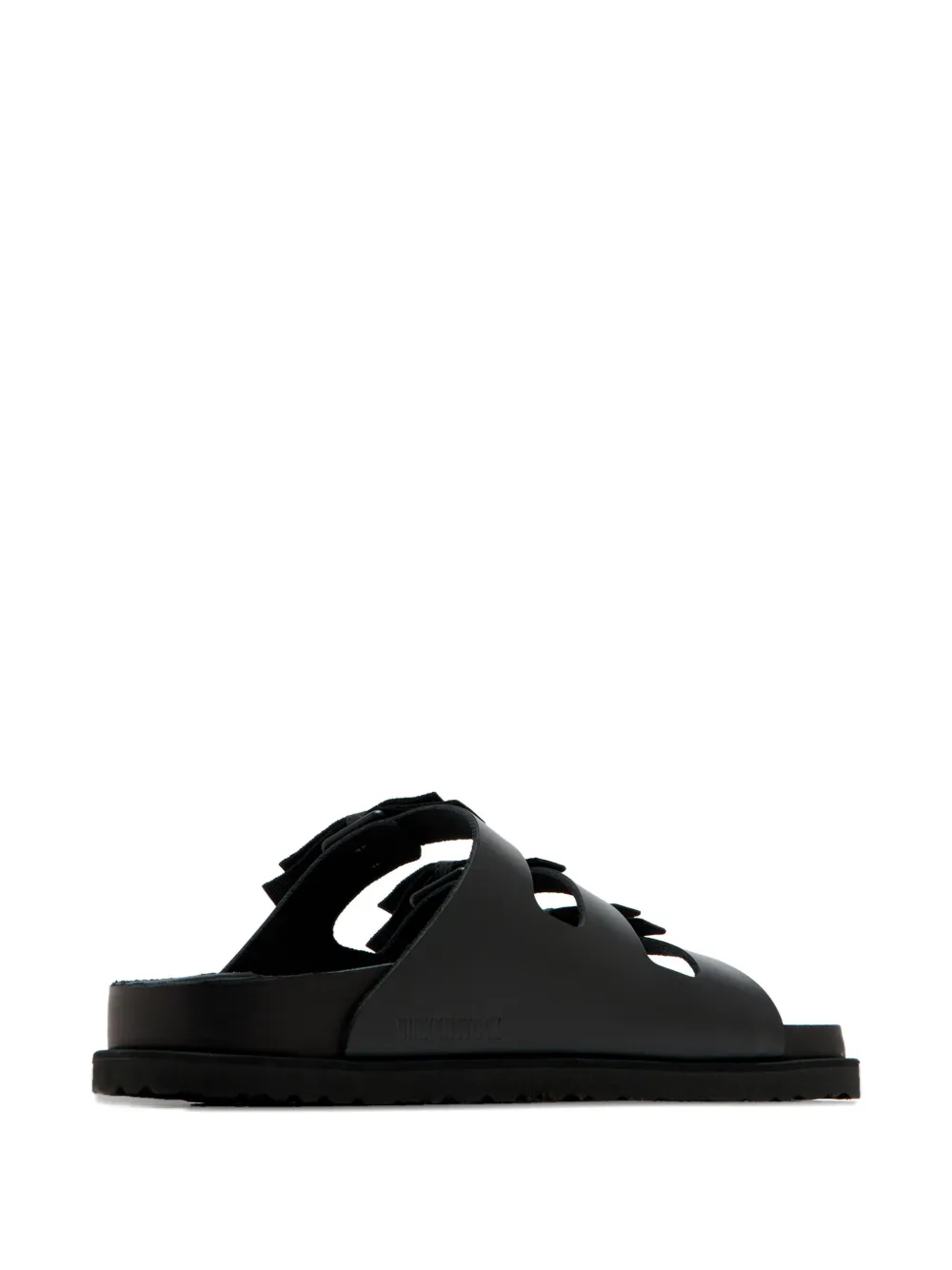 Birkenstock Leren sandalen Zwart