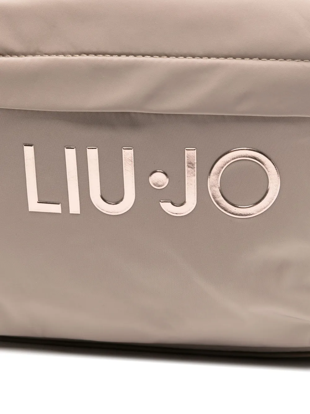 LIU JO Rugzak met logoplakkaat Beige