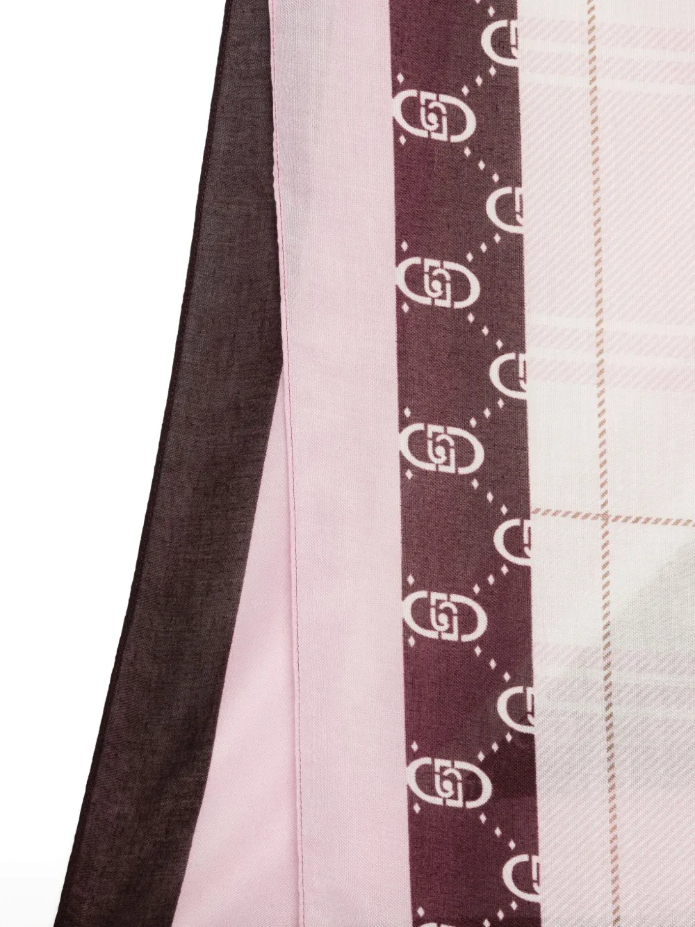 LIU JO patterned scarf - Roze
