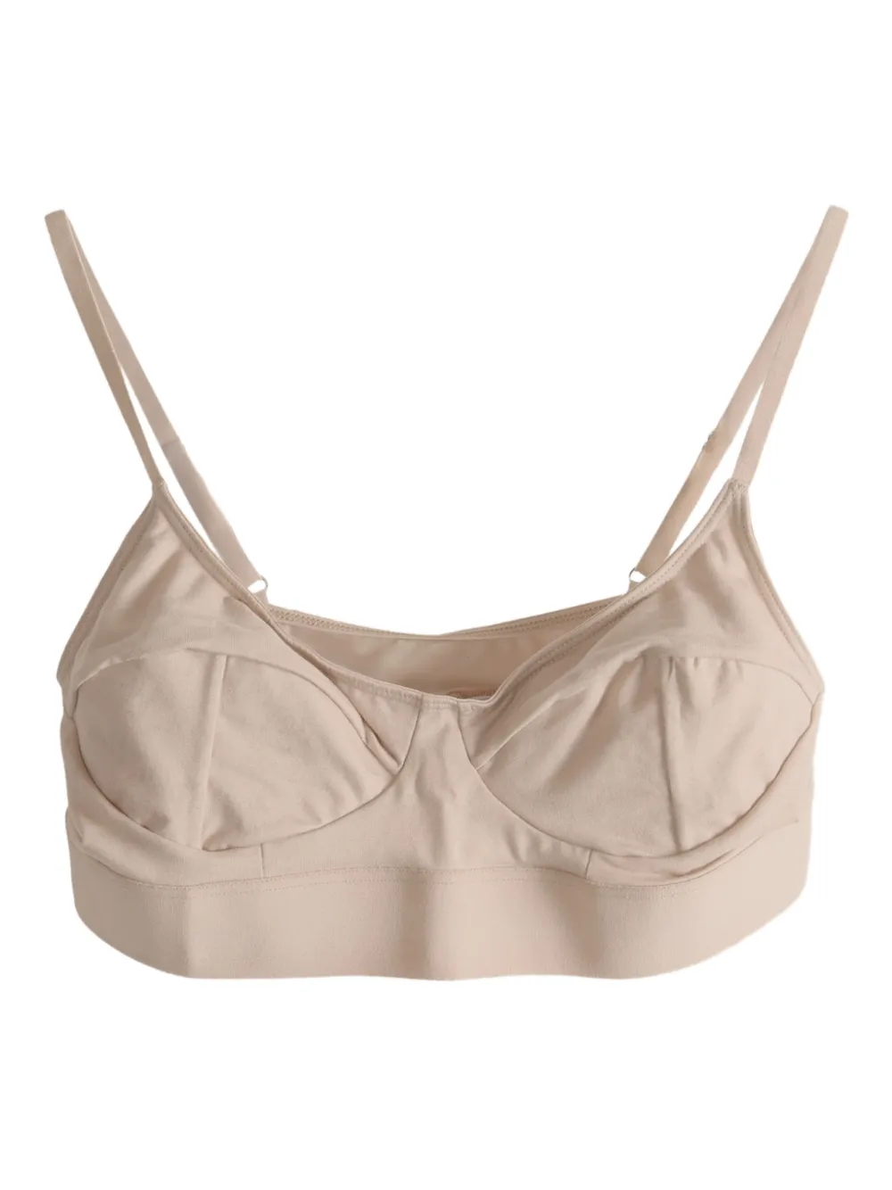 Baserange panelled bra – Neutrals
