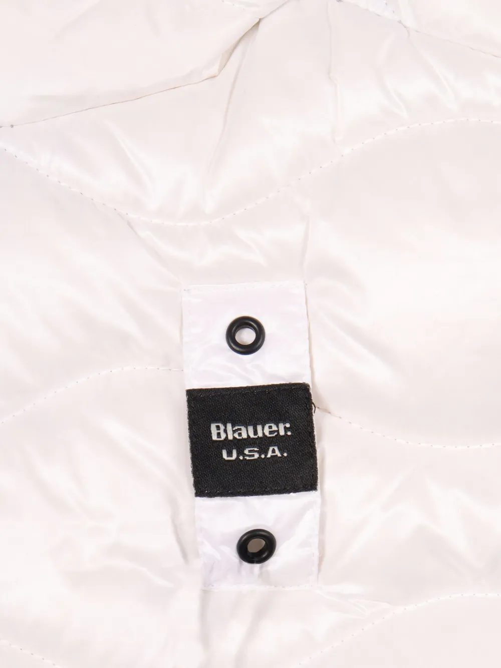 Blauer Lowell gewatteerd jack Wit