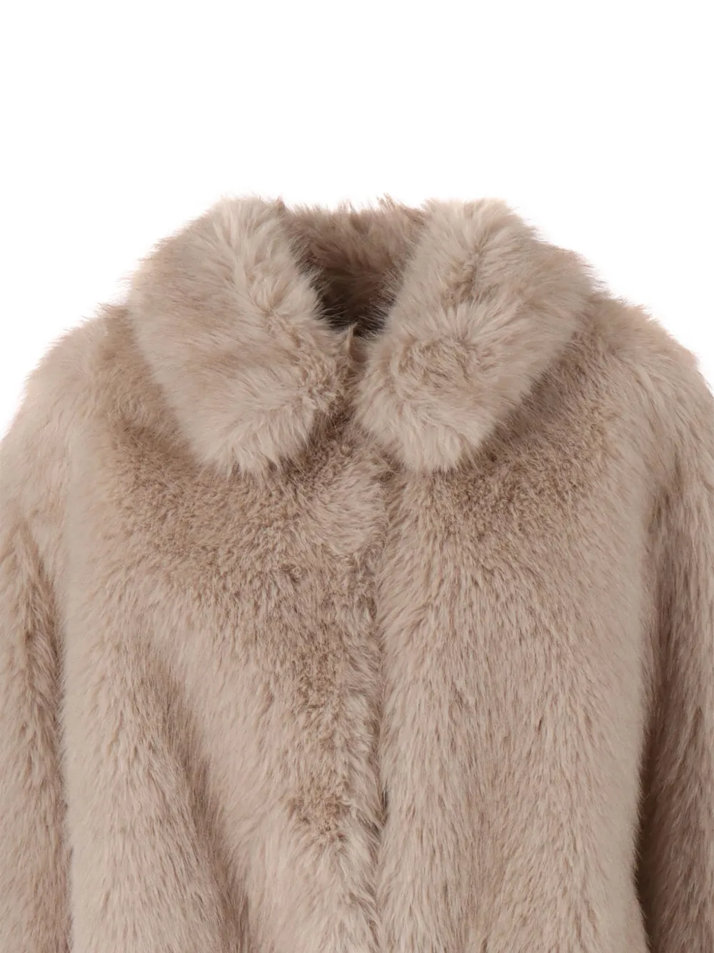 Weekend Max Mara Fleece jack met kraag Beige