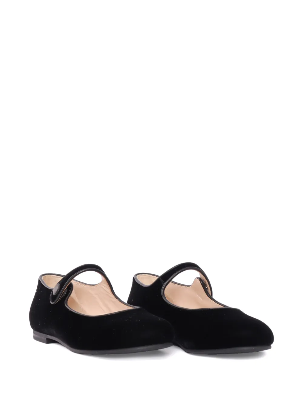 Il Gufo Mary Jane round toe ballet flats - Nero