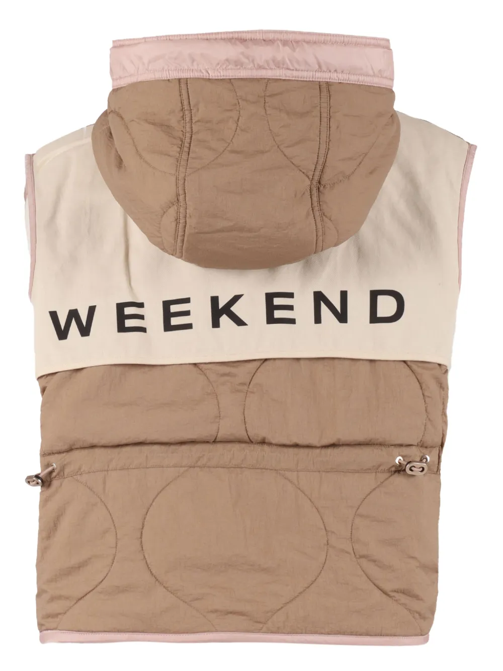 Weekend Max Mara Bodywarmer met capuchon Roze
