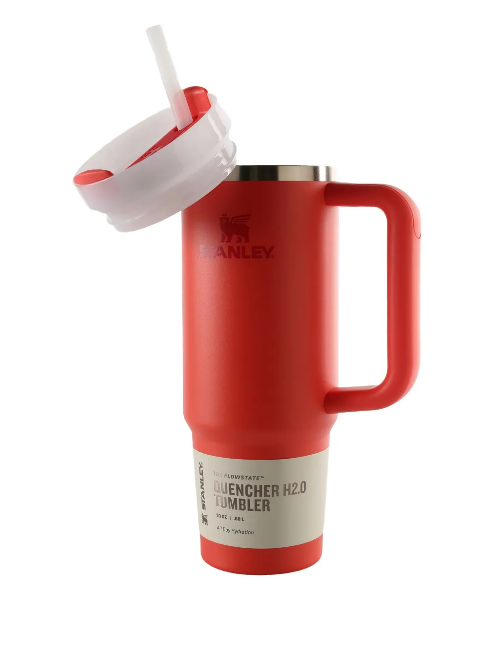 Stanley Handle Straw Tumbler In Red