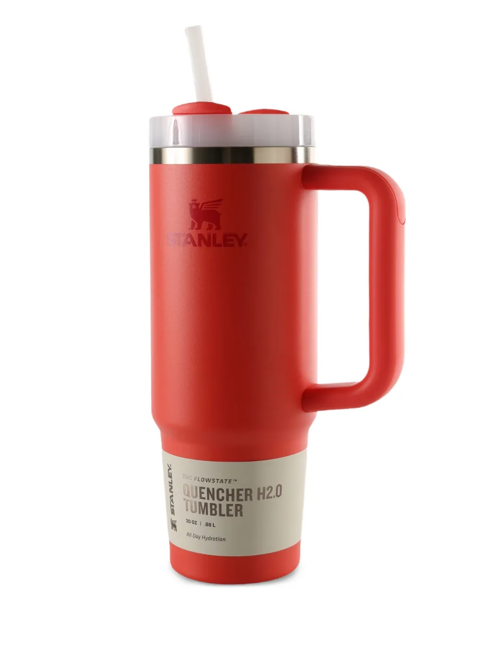 Stanley handle straw tumbler | Red | Image 1
