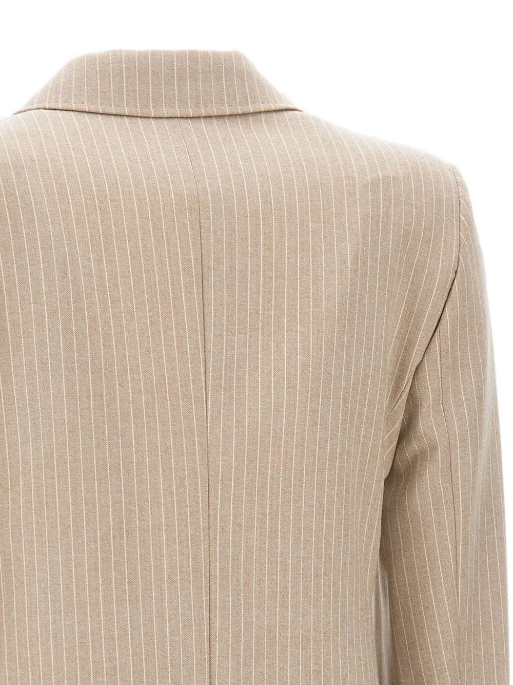 Max Mara Blazer met dubbele rij knopen Beige