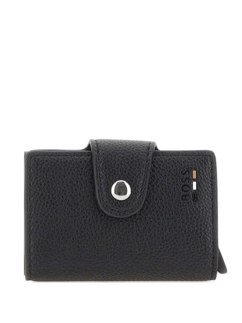 BOSS debossed-logo wallet