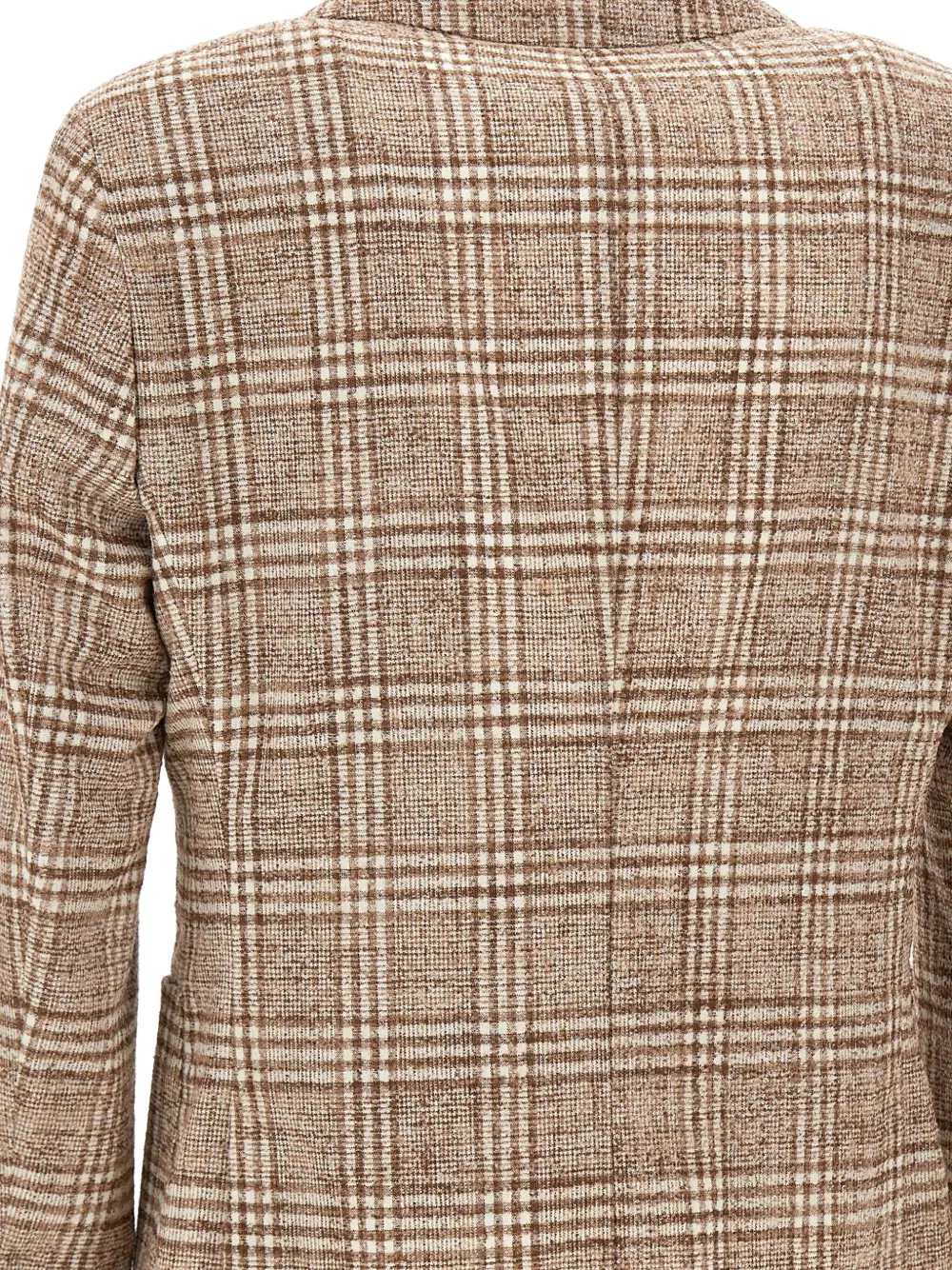 BOSS Blazer met enkele rij knopen Bruin