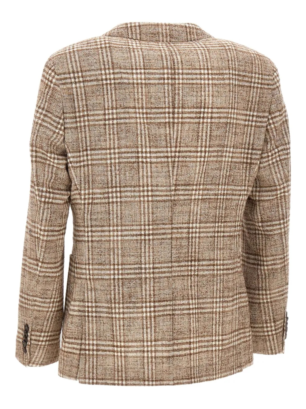 BOSS Blazer met enkele rij knopen Bruin