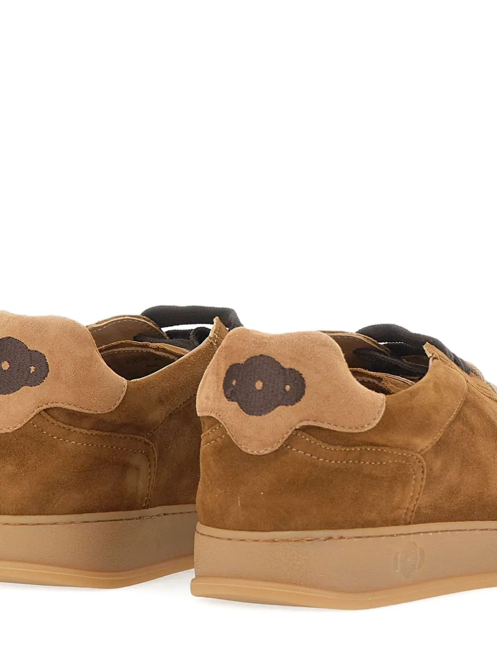 Soldini80 Akira Amalfi Suede Sneakers In Brown