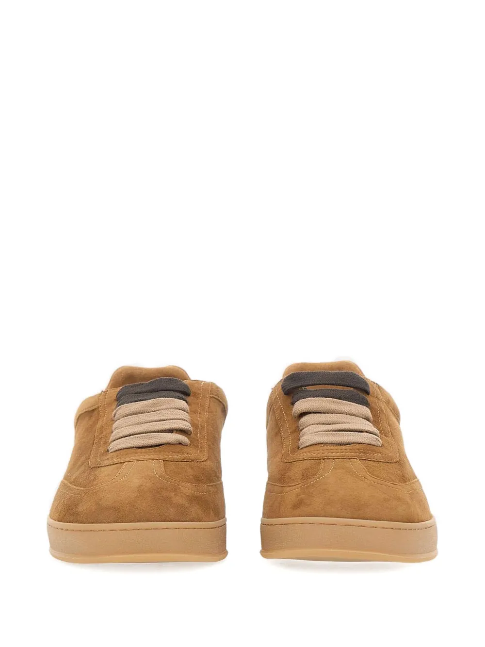 Soldini80 Akira Amalfi Suede Sneakers In Brown