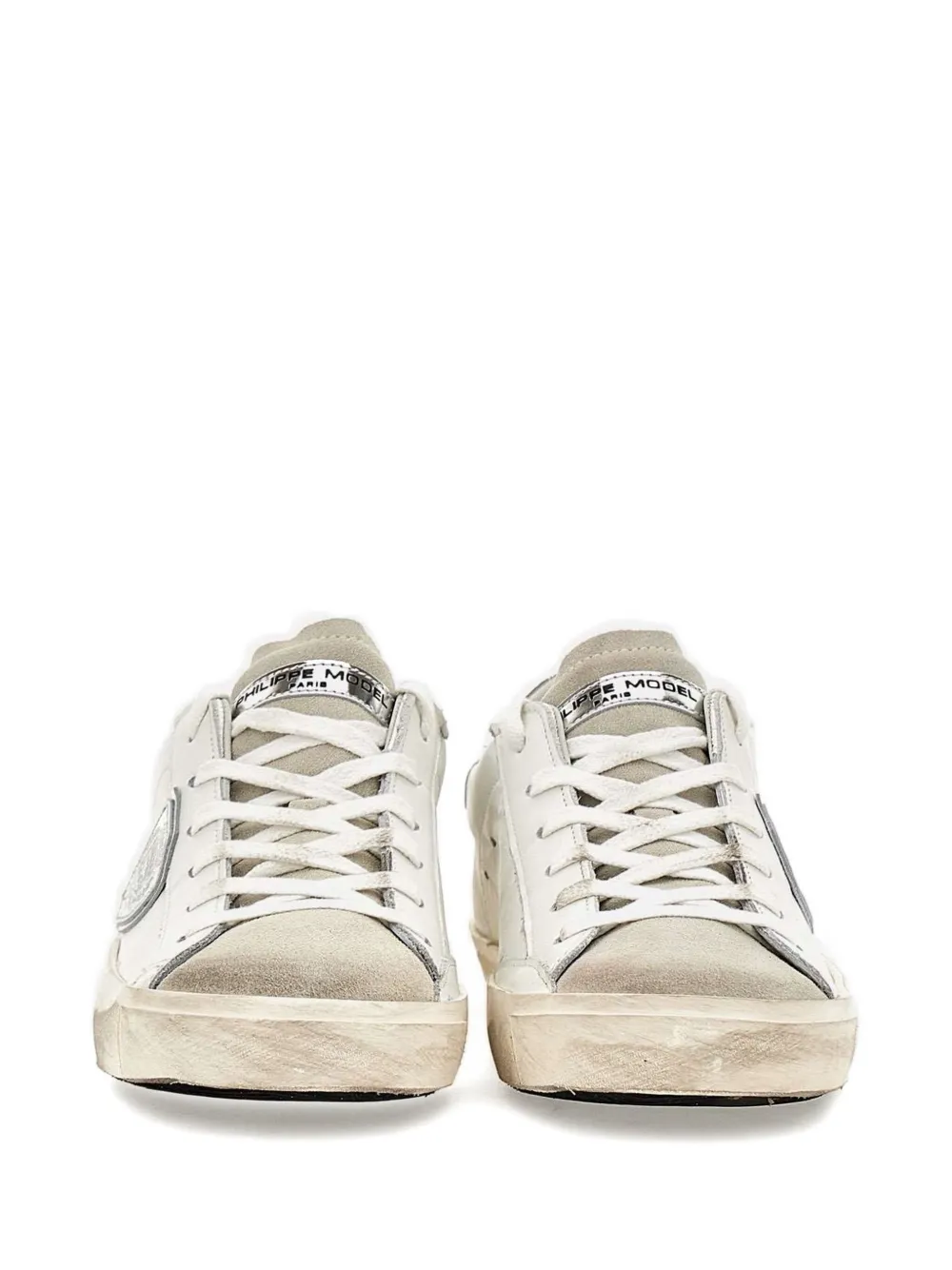 Philippe Model High Sole Asymmetrical Design Sneakers In Multi