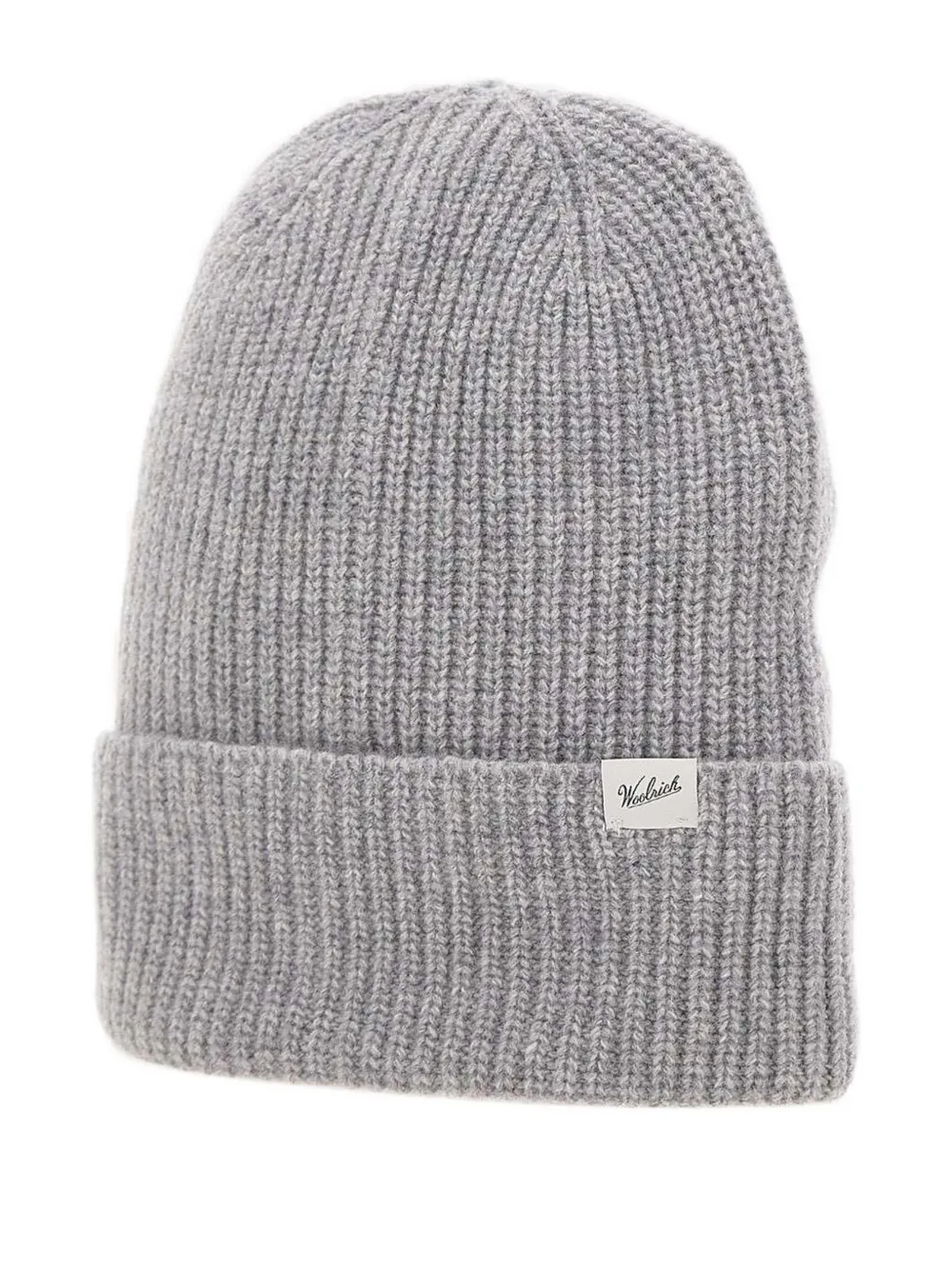 Woolrich ribbed beanie hat | Grey | Image 1