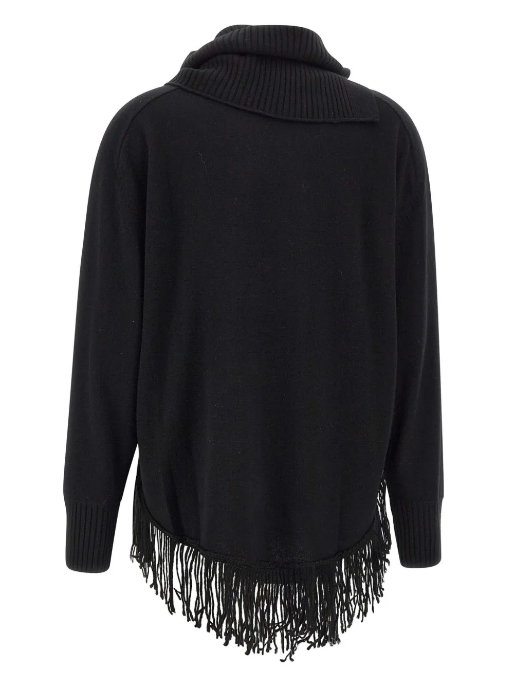 ELENA MIRO` fringe roll-neck sweater | Knitted Sweaters | Image 2