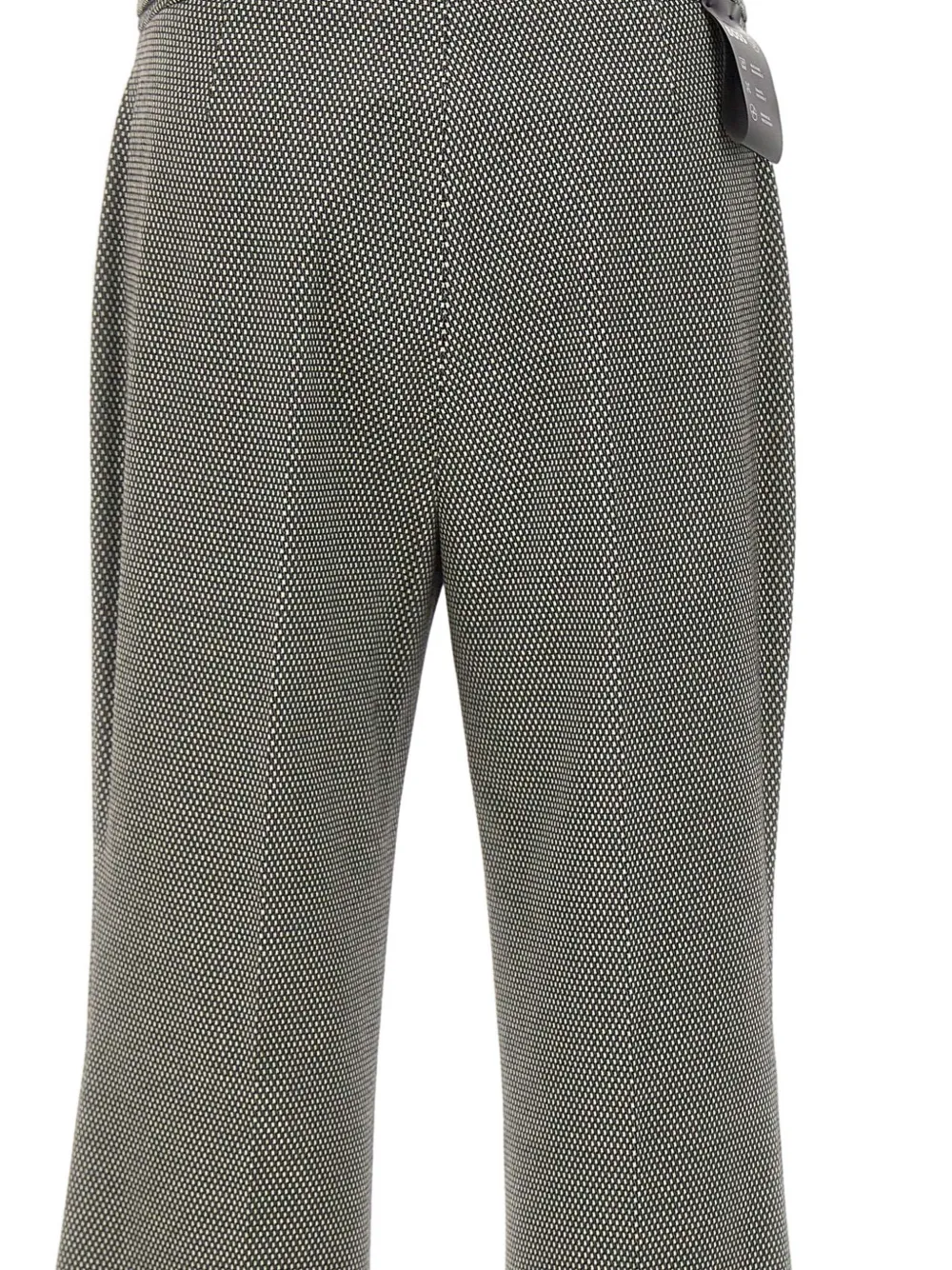 Hugo Boss Patterned Trousers In Gray