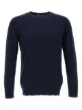 Kangra crew-neck cotton sweater - Blue