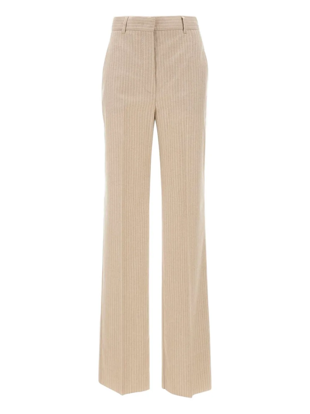 Max Mara pinstripe pleated trousers - ニュートラル Max Mara pinstripe pleated trousers - ニュートラル