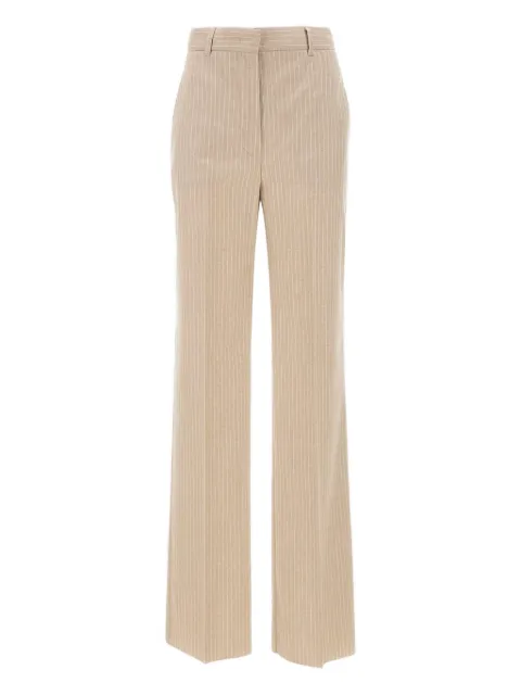 Max Mara pinstripe pleated trousers