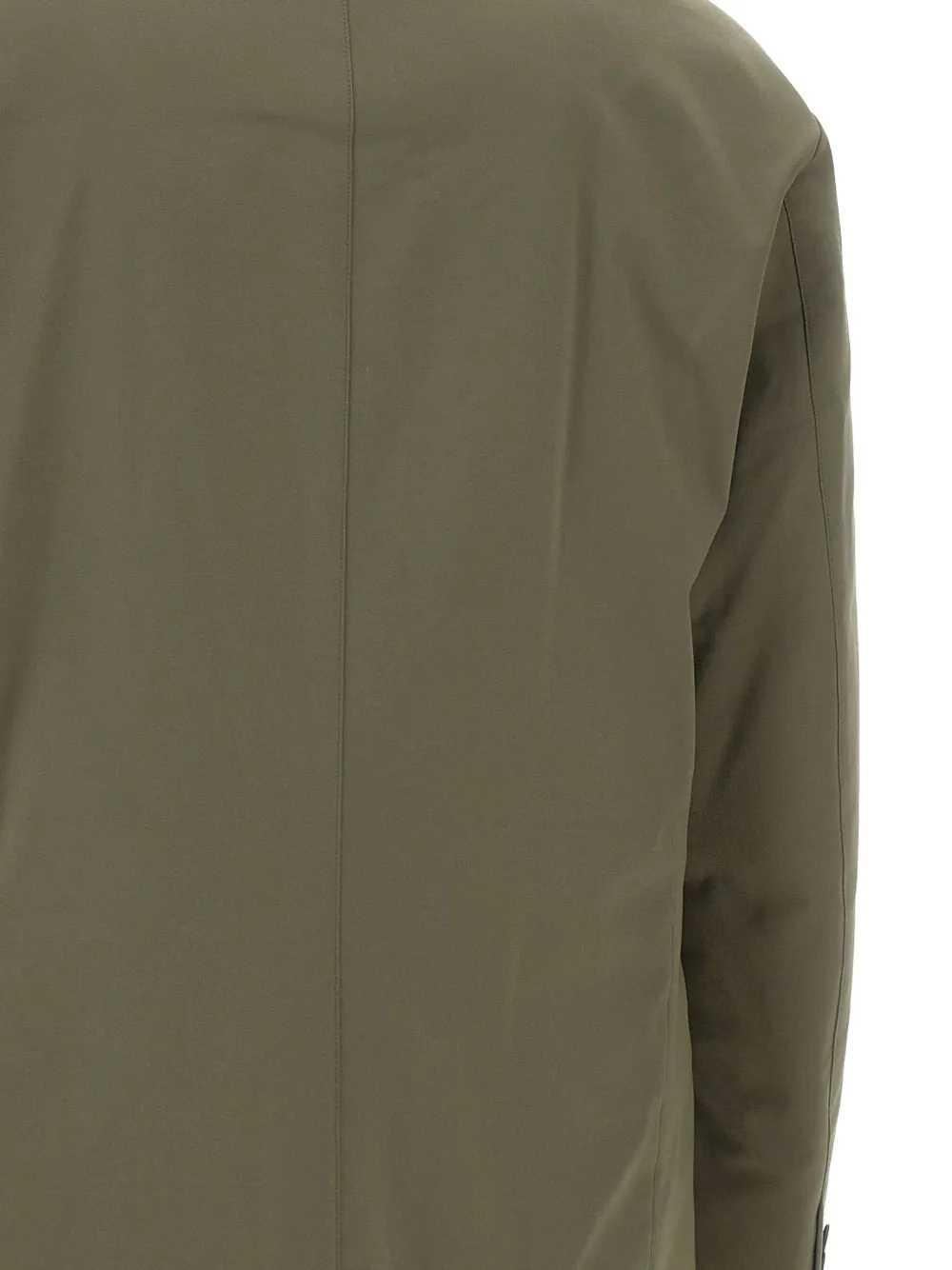 Peuterey Double-collar Flap-pocket Coat In Green