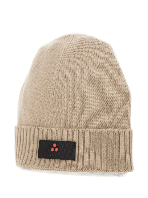Peuterey logo-detail beanie