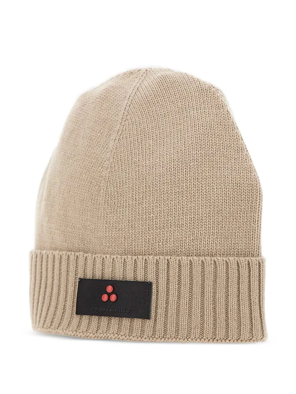 Peuterey logo-detail beanie | Neutrals | Image 1