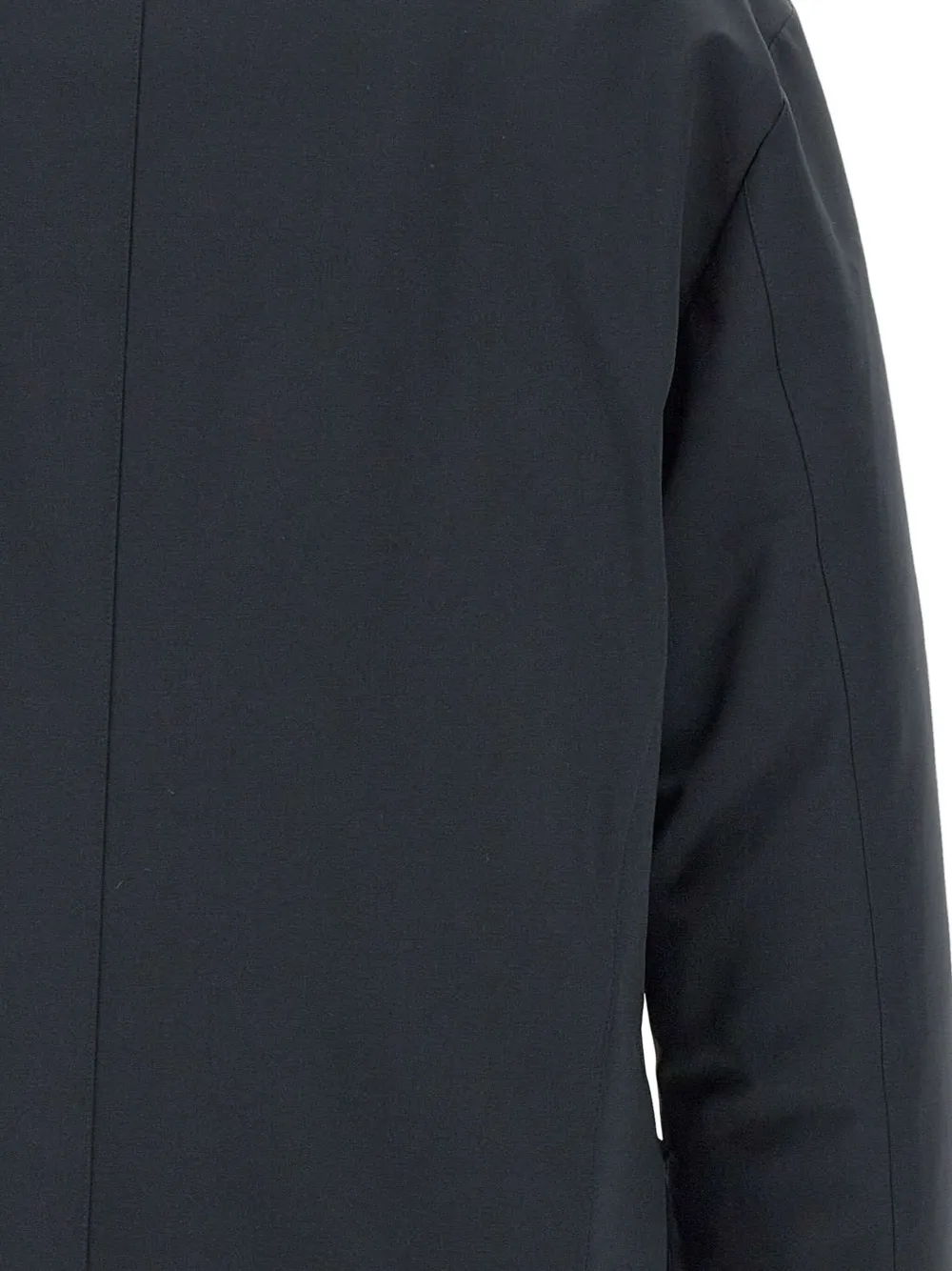 Peuterey Double-collar Flap-pocket Coat In Blue
